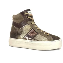Nero Giardini 17004 Cuir Kaki Militaire*Femme Baskets
