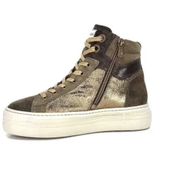 Nero Giardini 17004 Cuir Kaki Militaire*Femme Baskets