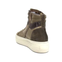 Nero Giardini 17004 Cuir Kaki Militaire*Femme Baskets