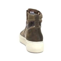 Nero Giardini 17004 Cuir Kaki Militaire*Femme Baskets