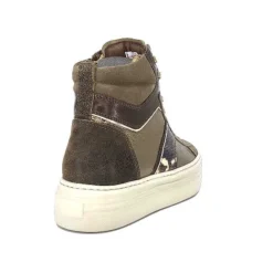 Nero Giardini 17004 Cuir Kaki Militaire*Femme Baskets