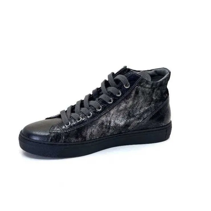 Nero Giardini 205363 D 101 Cuir Metal Gris*Femme Baskets