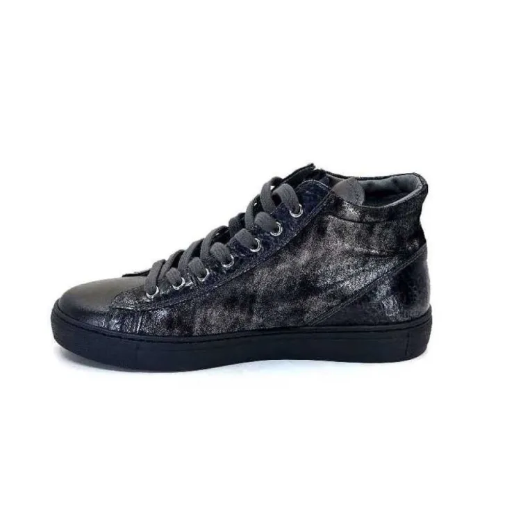 Nero Giardini 205363 D 101 Cuir Metal Gris*Femme Baskets