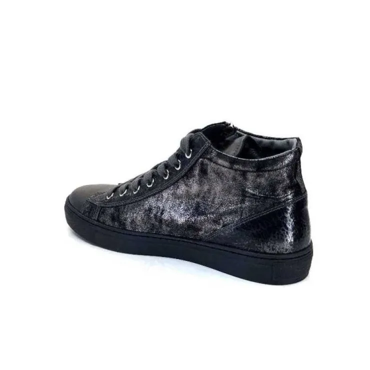 Nero Giardini 205363 D 101 Cuir Metal Gris*Femme Baskets