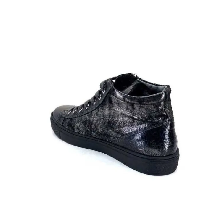 Nero Giardini 205363 D 101 Cuir Metal Gris*Femme Baskets
