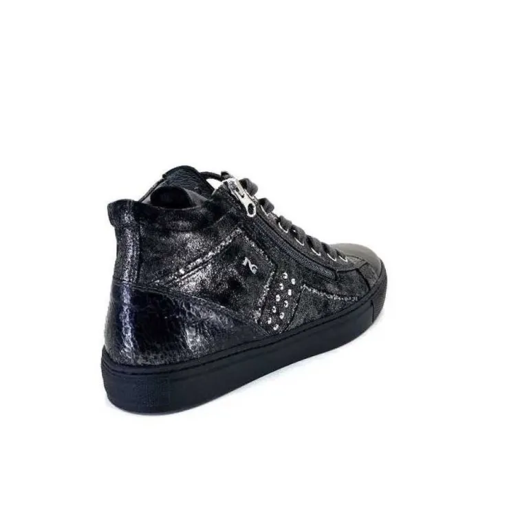Nero Giardini 205363 D 101 Cuir Metal Gris*Femme Baskets