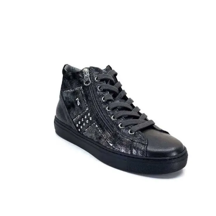 Nero Giardini 205363 D 101 Cuir Metal Gris*Femme Baskets