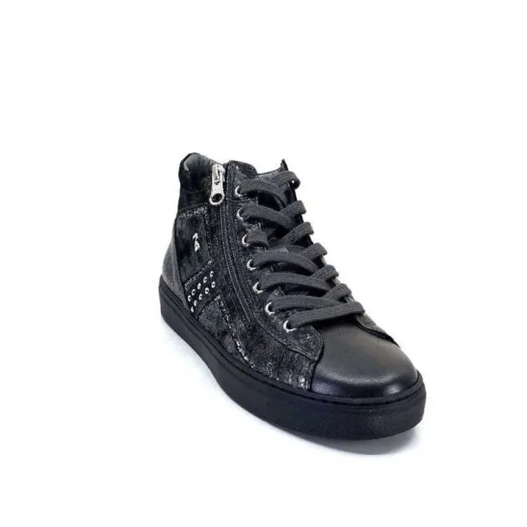 Nero Giardini 205363 D 101 Cuir Metal Gris*Femme Baskets