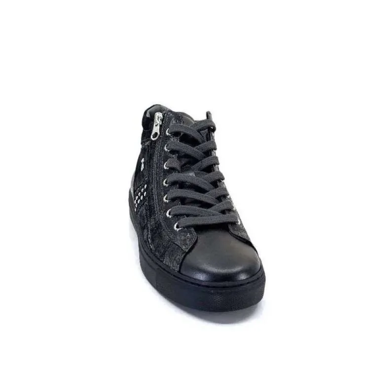 Nero Giardini 205363 D 101 Cuir Metal Gris*Femme Baskets