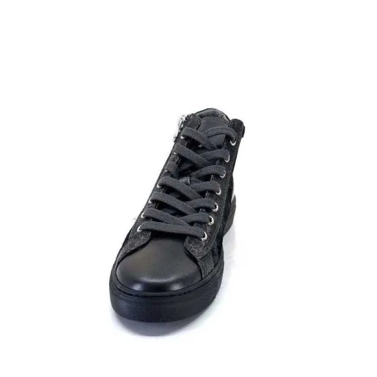 Nero Giardini 205363 D 101 Cuir Metal Gris*Femme Baskets