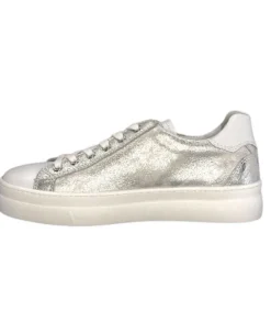 Nero Giardini 306512 D707 Cuir Blanc Argent*Femme Baskets