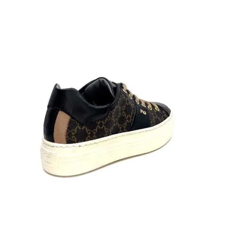 Nero Giardini 1308421 D100 Cuir Noir Imprime*Femme Baskets