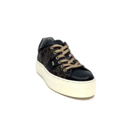 Nero Giardini 1308421 D100 Cuir Noir Imprime*Femme Baskets
