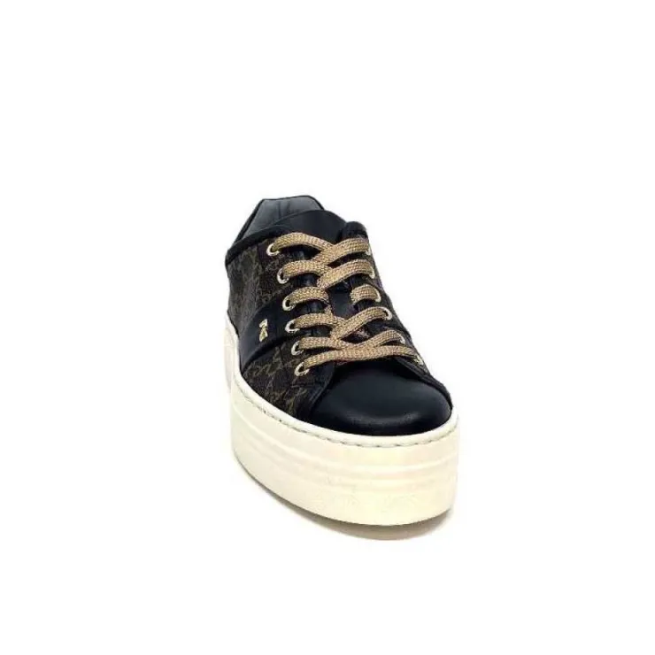 Nero Giardini 1308421 D100 Cuir Noir Imprime*Femme Baskets