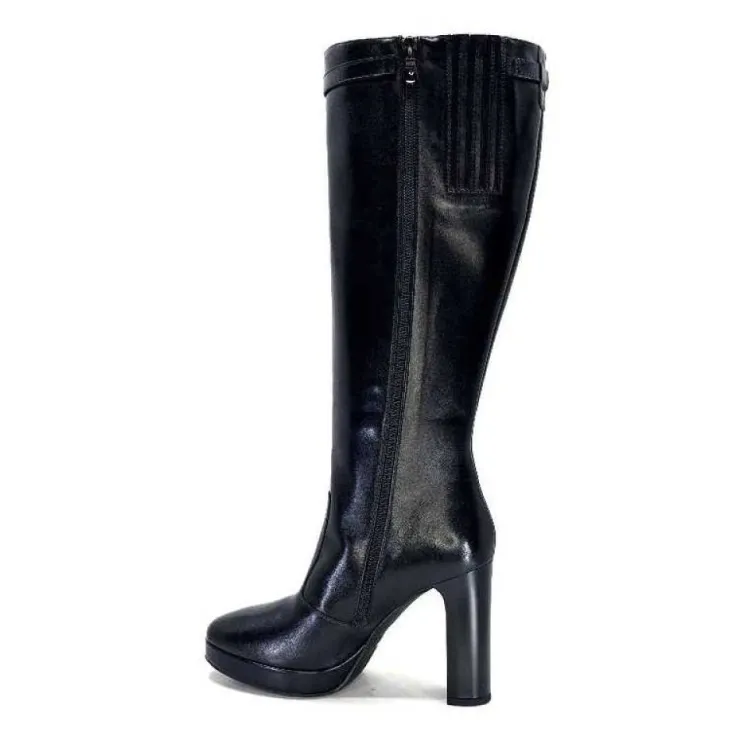 Nero Giardini 1308723 De 100 Cuir Noir*Femme Bottes