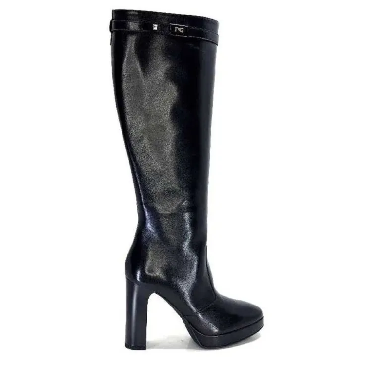 Nero Giardini 1308723 De 100 Cuir Noir*Femme Bottes