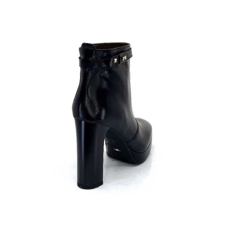 Nero Giardini 1308722 De 100 Cuir Noir*Femme Bottines