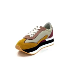 No Name Boom Jogger Daim Moutarde*Femme Baskets