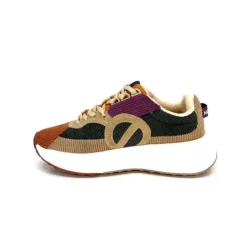 No Name Carter Runner Textile Kaki Noisette*Femme Baskets