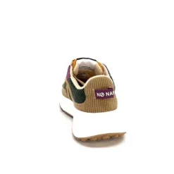No Name Carter Runner Textile Kaki Noisette*Femme Baskets