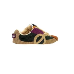 No Name Carter Runner Textile Kaki Noisette*Femme Baskets