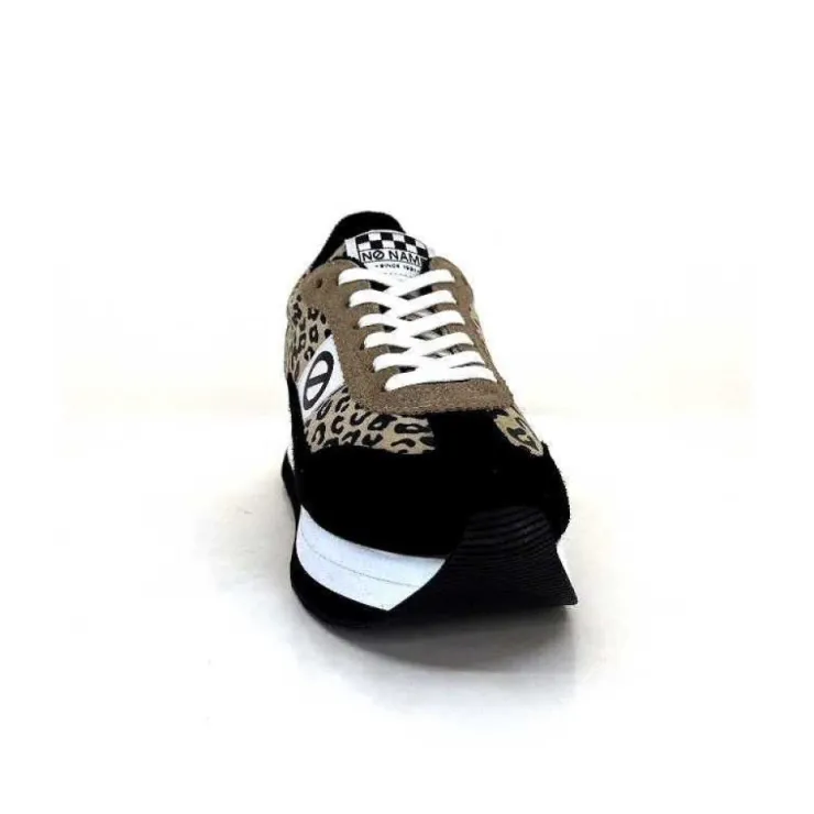 No Name Flex M Jogger Daim Textile Beige Et Noir*Femme Baskets