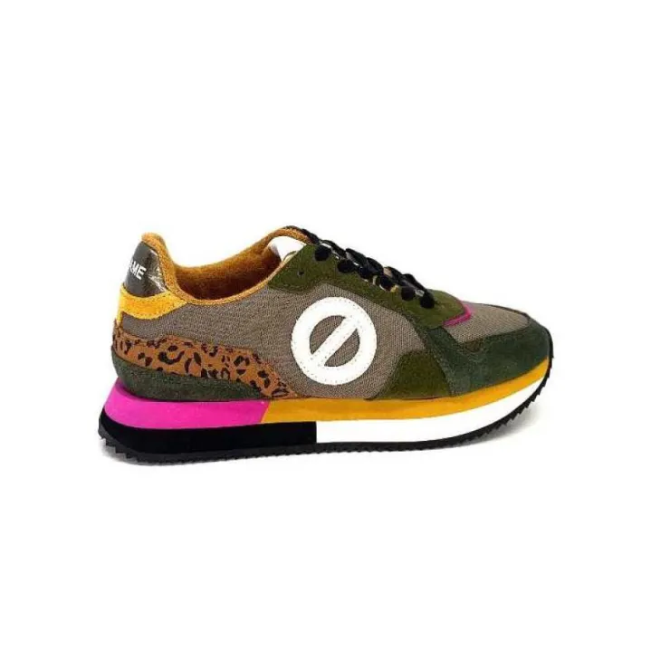 No Name Mia Jogger Olive Taupe Marron*Femme Baskets