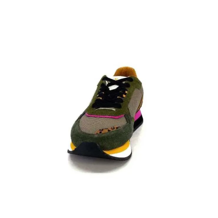 No Name Mia Jogger Olive Taupe Marron*Femme Baskets