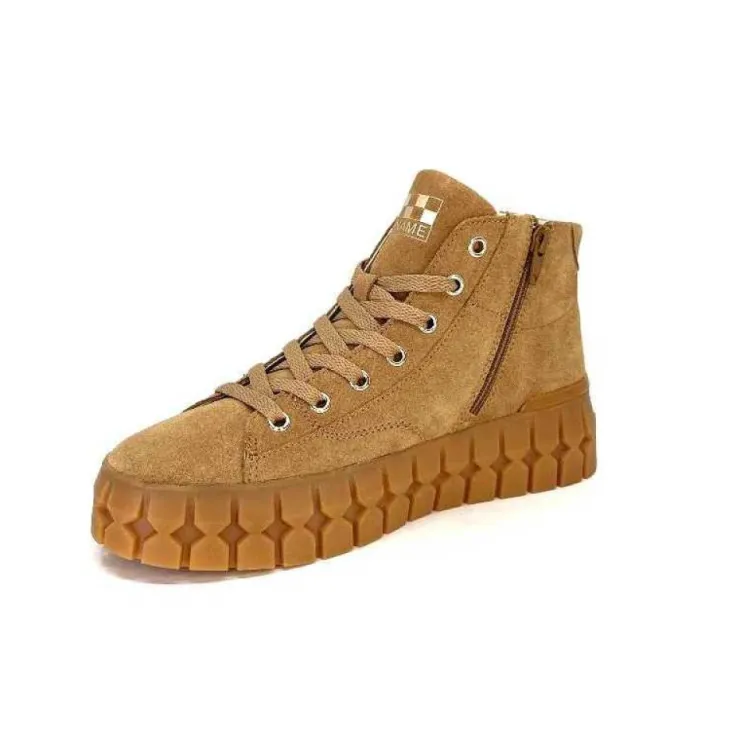 No Name Play Mid Daim Suede Nuts*Femme Baskets