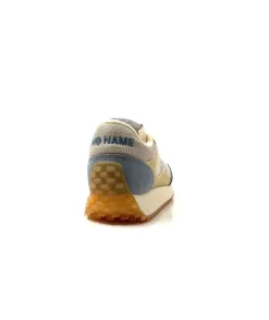No Name Punky Jogger Daim Bleu Textile Beige*Femme Baskets