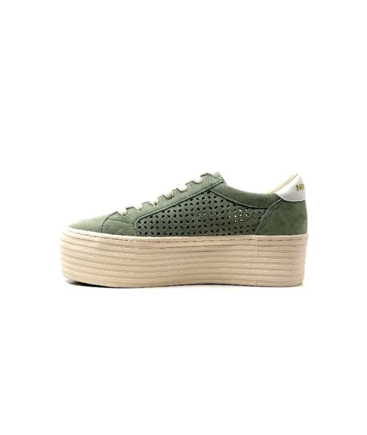 No Name Spice Sneaker Cuir Vert D'Eau*Femme Baskets