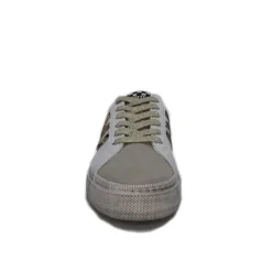 No Name Strike Side Cuir Blanc Or*Femme Baskets