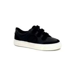 No Name Strike Straps Cuir Noir*Femme Baskets