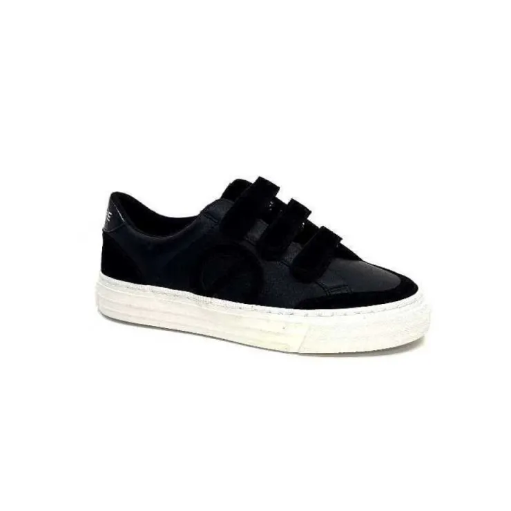 No Name Strike Straps Cuir Noir*Femme Baskets