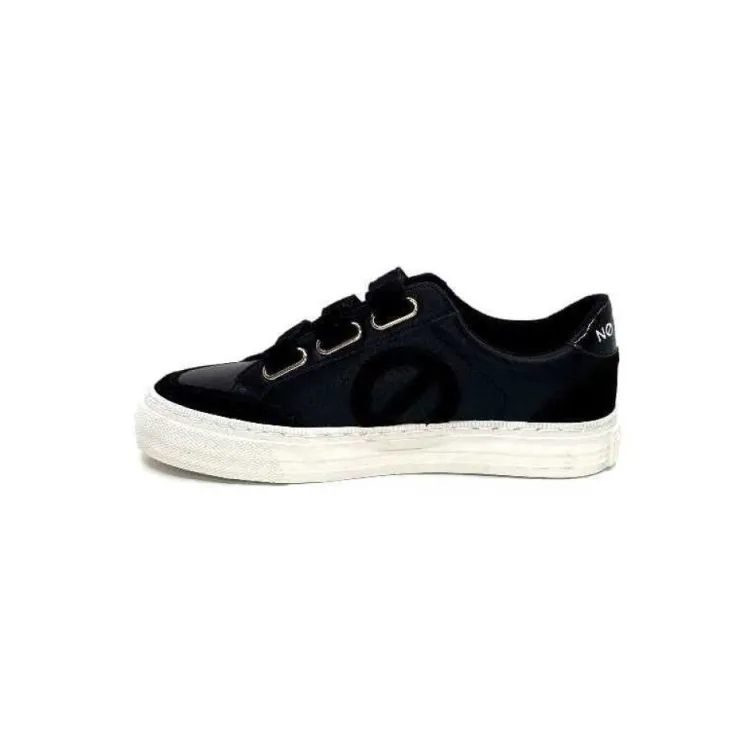 No Name Strike Straps Cuir Noir*Femme Baskets