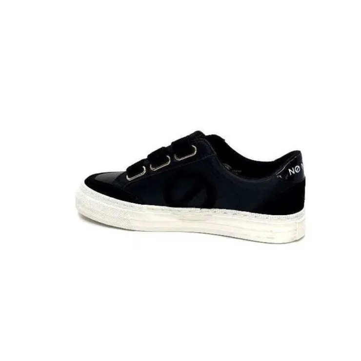 No Name Strike Straps Cuir Noir*Femme Baskets