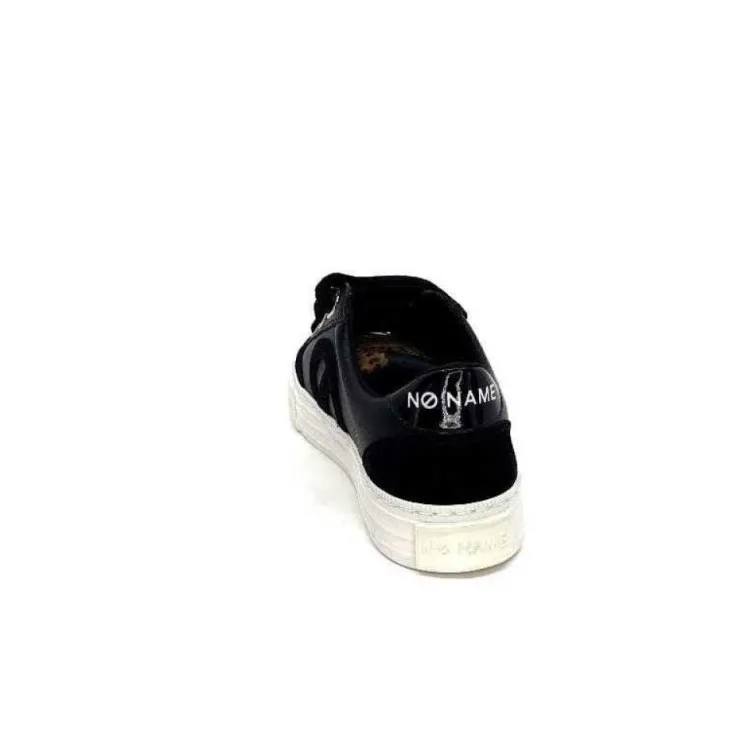 No Name Strike Straps Cuir Noir*Femme Baskets