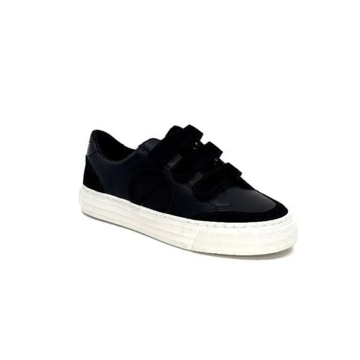 No Name Strike Straps Cuir Noir*Femme Baskets