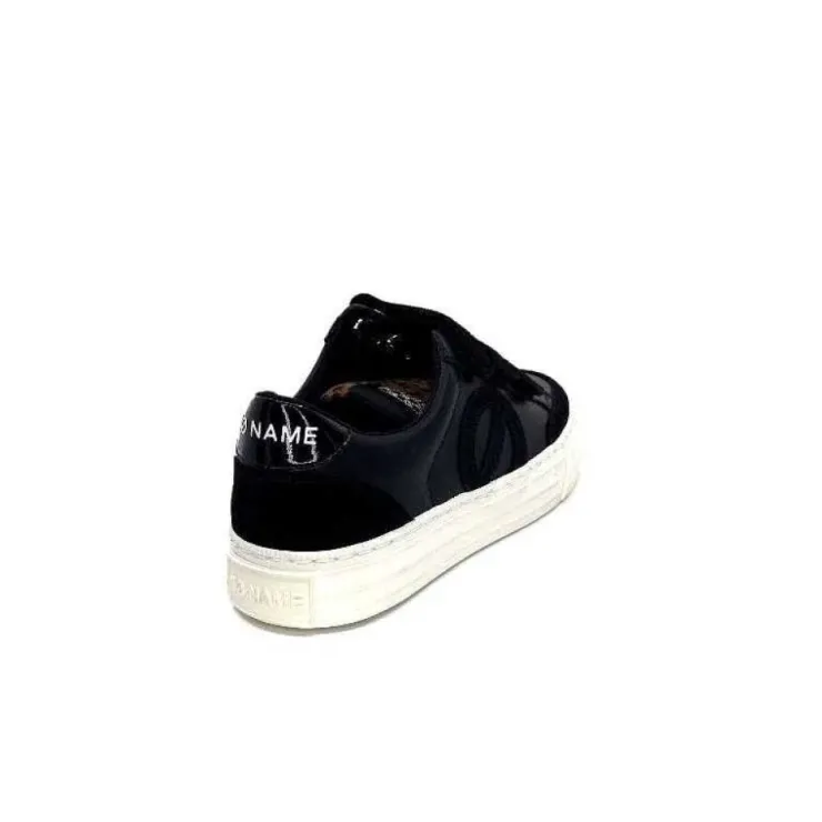 No Name Strike Straps Cuir Noir*Femme Baskets