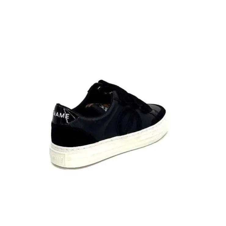 No Name Strike Straps Cuir Noir*Femme Baskets