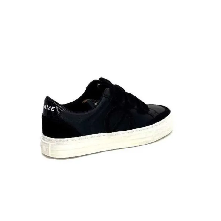 No Name Strike Straps Cuir Noir*Femme Baskets