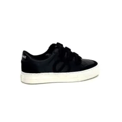 No Name Strike Straps Cuir Noir*Femme Baskets