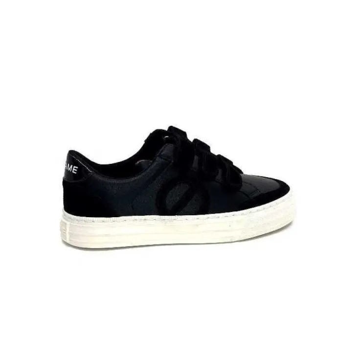 No Name Strike Straps Cuir Noir*Femme Baskets