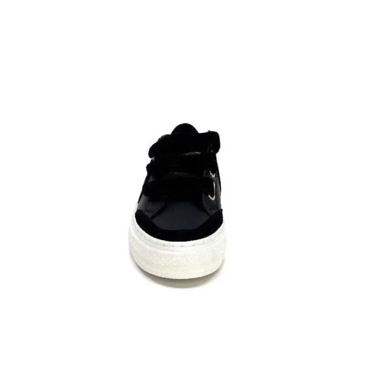 No Name Strike Straps Cuir Noir*Femme Baskets