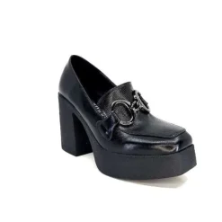 noa harmon 9555 Roco Cuir Noir*Femme Mocassins