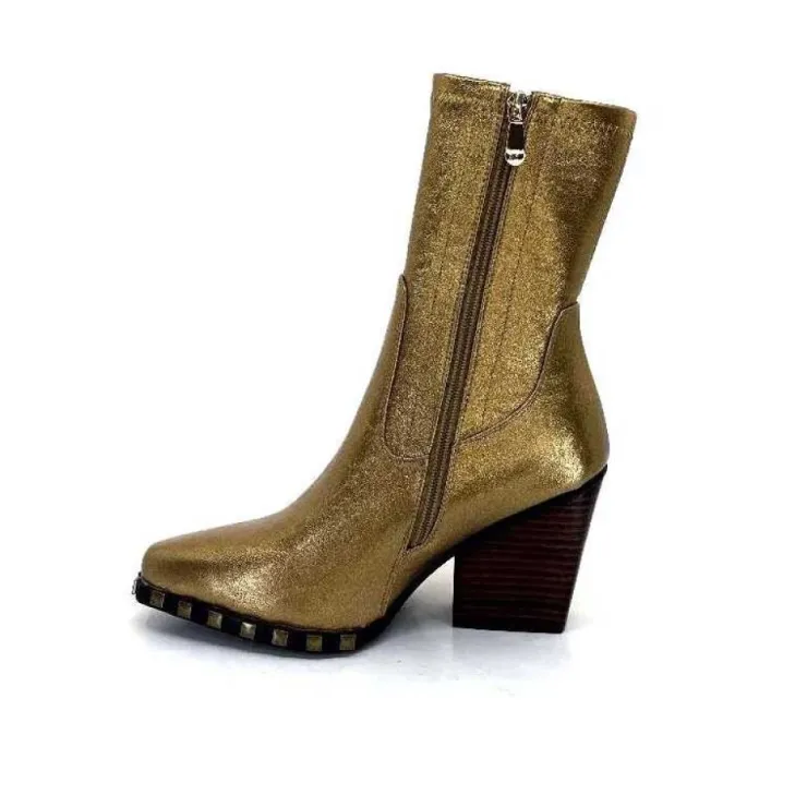 noa harmon 9095 Yvette Cuir Metal Or*Femme Santiags