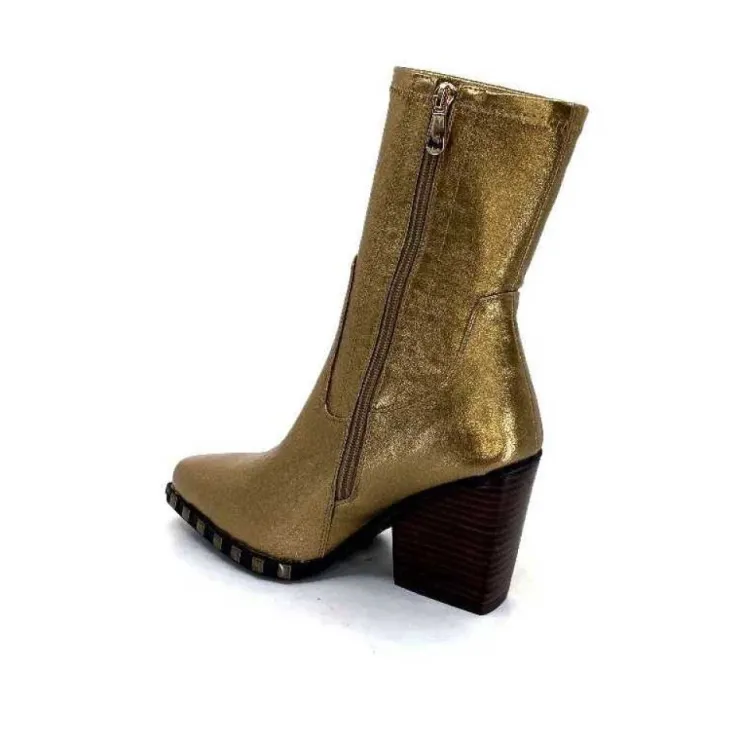 noa harmon 9095 Yvette Cuir Metal Or*Femme Santiags