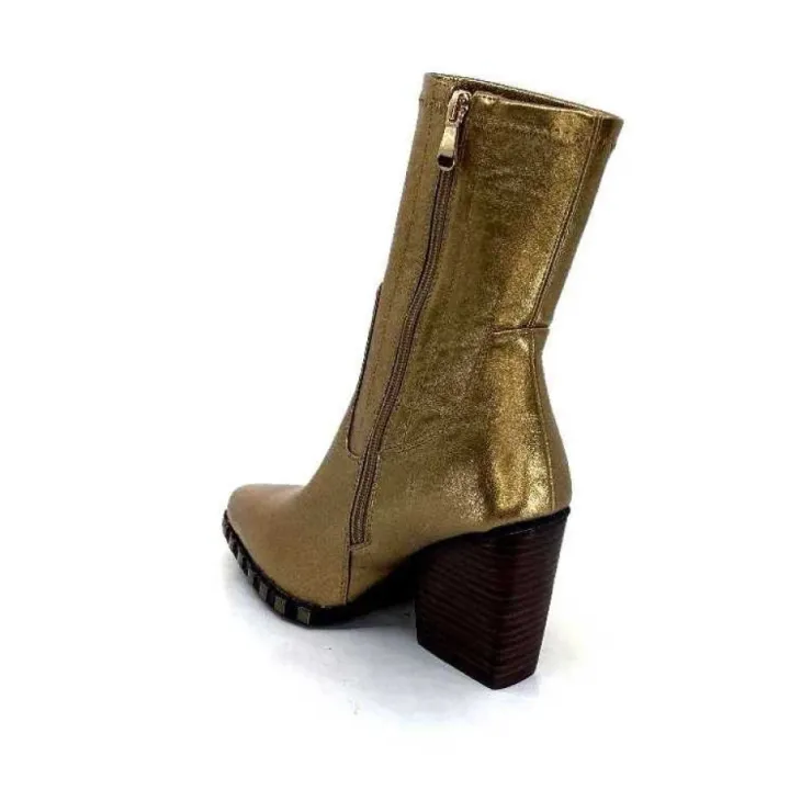 noa harmon 9095 Yvette Cuir Metal Or*Femme Santiags