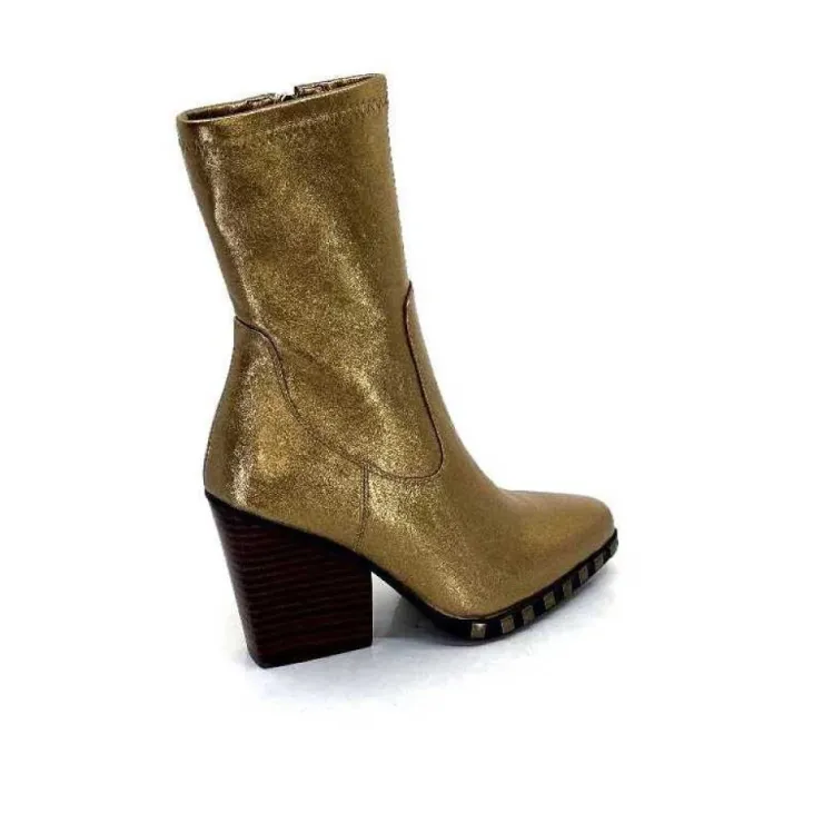 noa harmon 9095 Yvette Cuir Metal Or*Femme Santiags