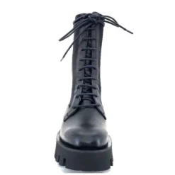 Paloma Barcelo Ahrem Cuir Noir Textile Noir*Femme Bottines